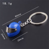 Motorcycle 3D Helmet Keychain