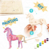 3D Wooden Puzzle & Paint Kit