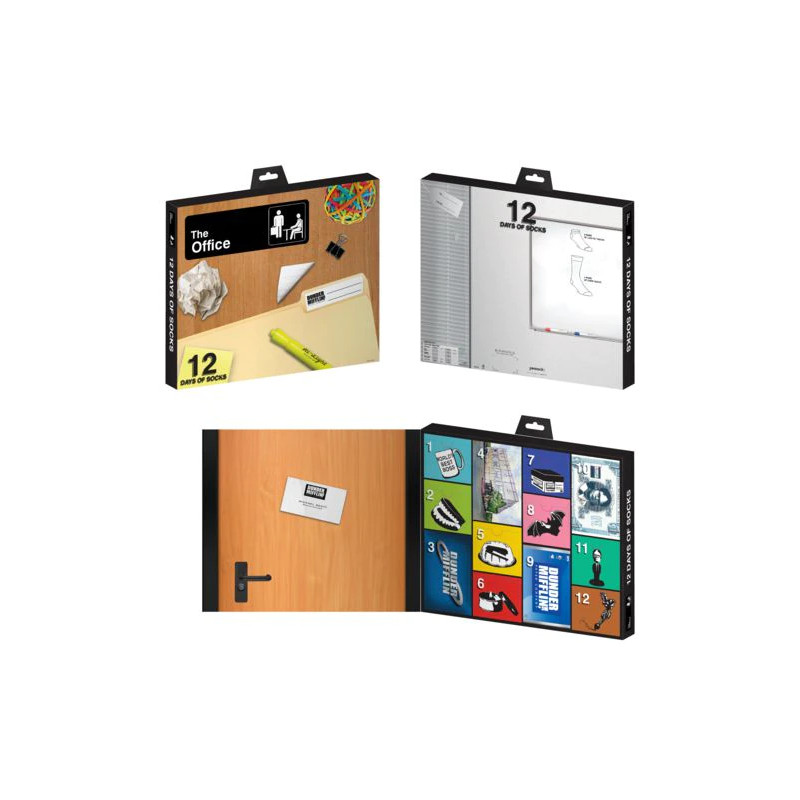 The Office 12 Days Of Socks Gift Set