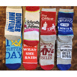 The Office 12 Days Of Socks Gift Set