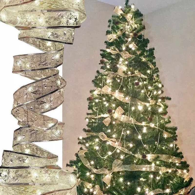 Festive Ribbon Lights
